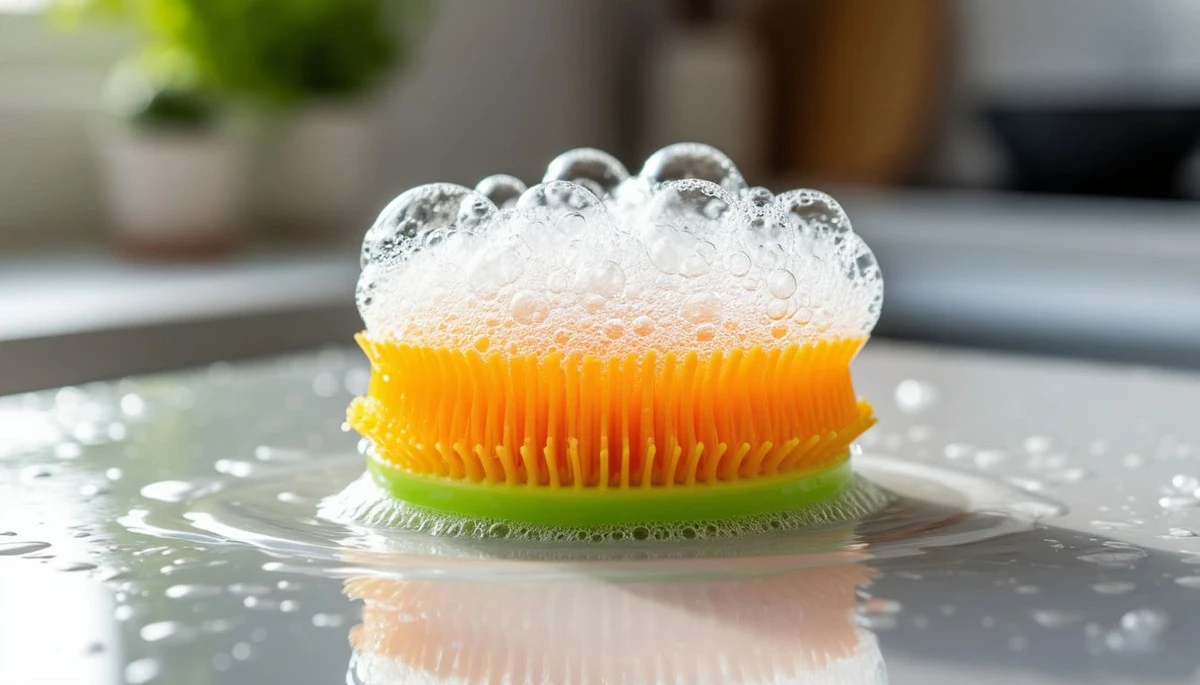 Proč zkušení hostitelé vždy dávají silikonového „ježka“ ke dřezu namísto houbičky