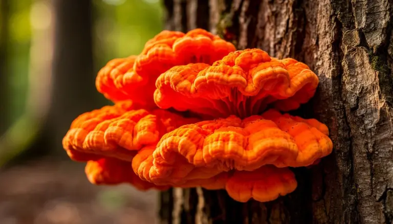 Proč zkušení houbaři v lese nikdy neminou oranžové „police“ na kmenech stromů