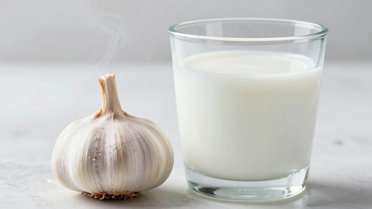 Proč zkušení lidé pijí večer mléko s česnekem